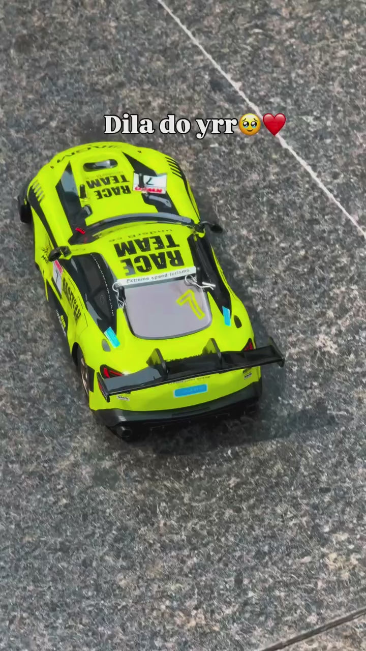 High-Speed 1:16 4WD RC Drift Car – Upto 40 km/h with LED Lights & Rechargeable Battery